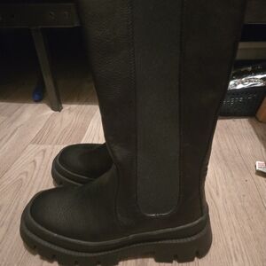 Black Knee-High Boots